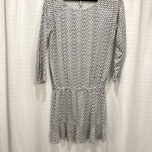 JOIE Dress - Size Small - White & Navy